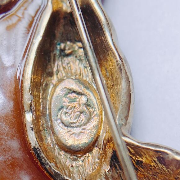 Vintage Premier Designs Enamel Bird Brooch – Gold Tone, Rhinestones, 1980s 1990s - Picture 10 of 10